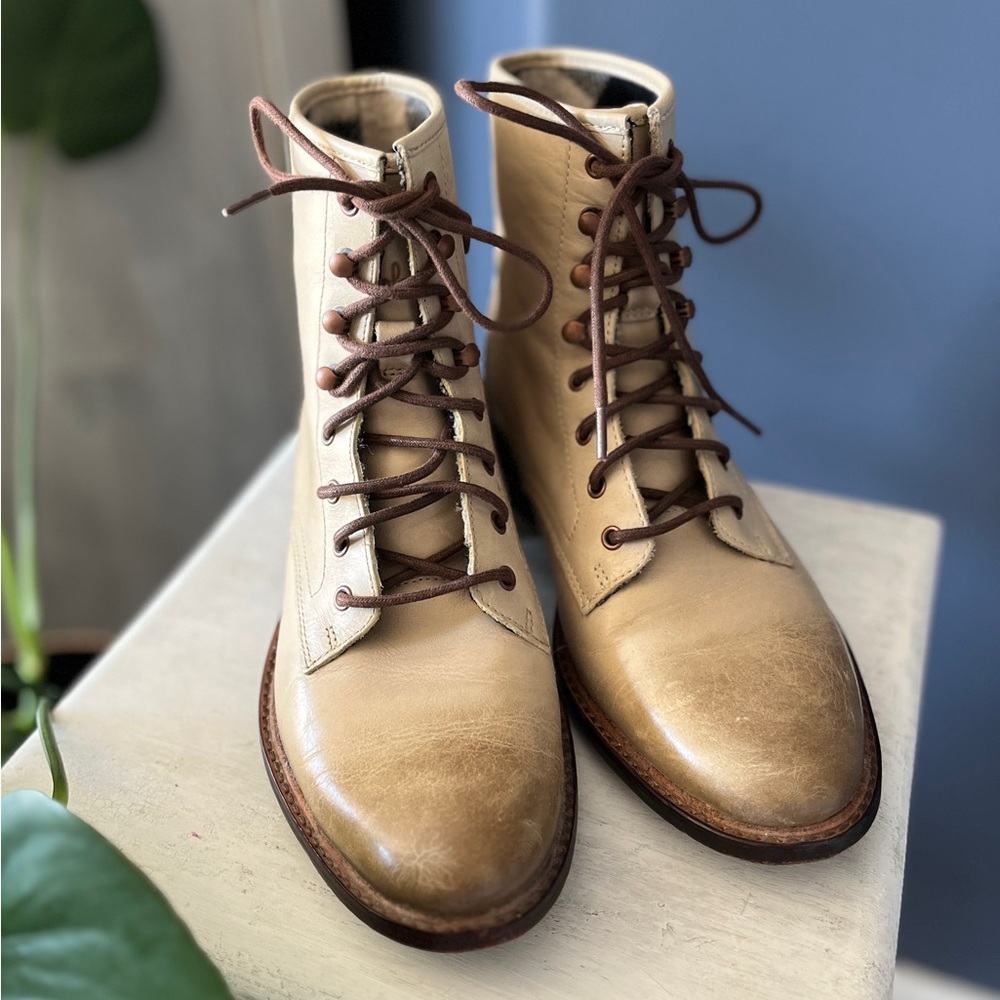 Woolrich 1830 Leather Lace-up Ankle Boots 7